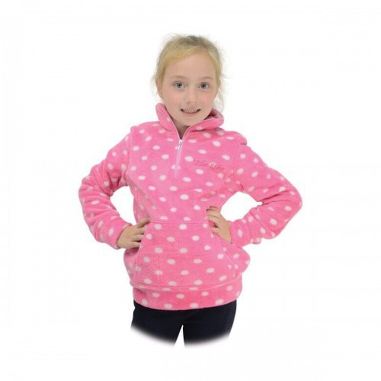 Chaqueta polar infantil Little Rider color Rosa candy/Blanco, , large image number null