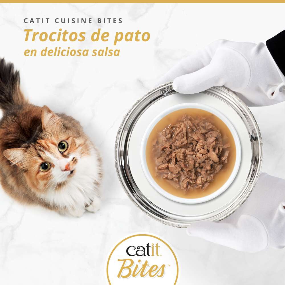 Catit Cuisine Bites de Pato, 75g, , large Imagen numero 2