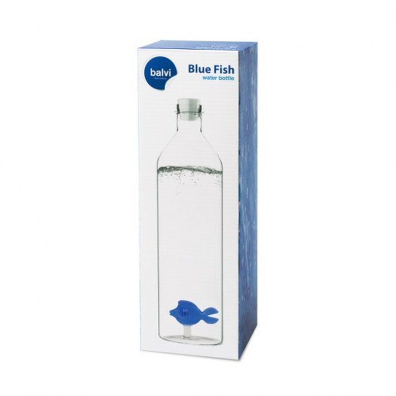 Botella Blue Fish para agua color Transparente, , large image number null