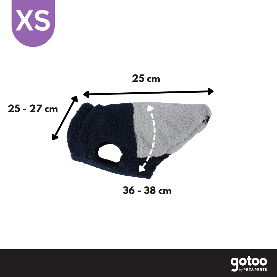 Gotoo Chaqueta Azul y Gris para perros, , large Imagen numero 4