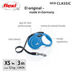Flexi New Classic Correa Extensible Azul para perros, , large image number null