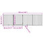 vidaXL Puerta para perros plegable 4 paneles madera de álamo 320 cm, , large indicador imagen numero 10