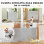 PawHut Barrera para Perros Gris, , large indicador imagen numero 4