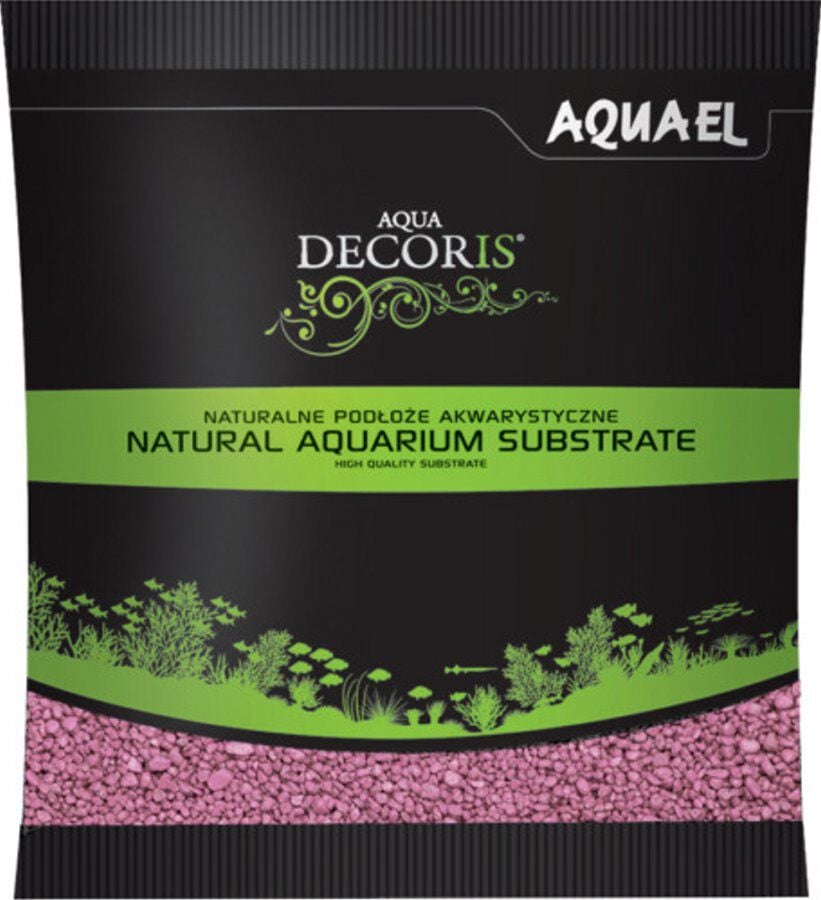 Aquael Aqua Decoris Sustrato Natural Cuarzo rosa para acuarios