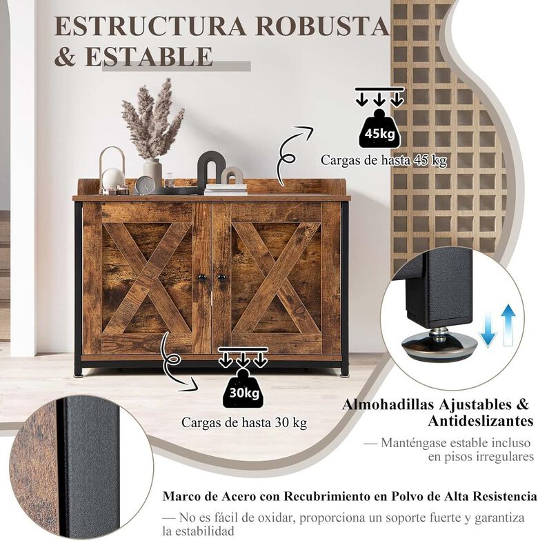 COSTWAY Cajón de Arena madera con Puertas Dobles para Gatos thumbnail