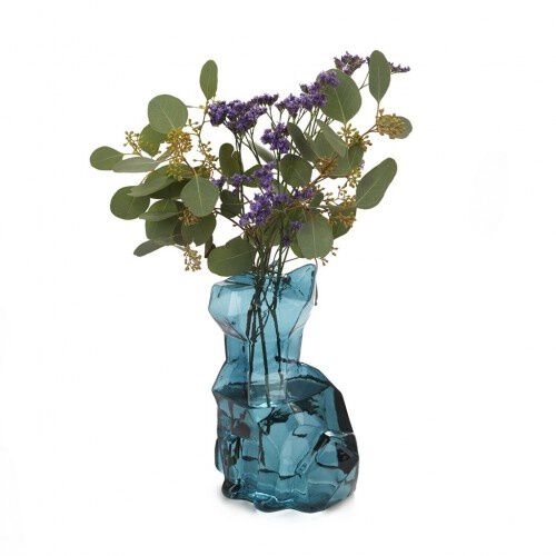 Balvi florero dise&ntilde;o gato Sphinx color esmeralda , , large Imagen numero 3