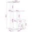 vidaXL &Aacute;rbol para gatos con postes de sisal &Aacute;rbol rascador Muebles animales, , large indicador imagen numero 4