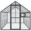 vidaXL Pajarera de aluminio gris antracita 179x100x185 m, , large indicador imagen numero 2