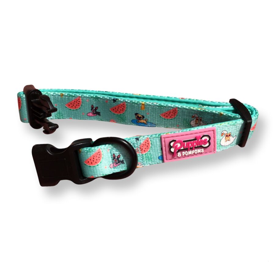 Puppies Pom Poms Collar Fiesta de Verano para perros thumbnail