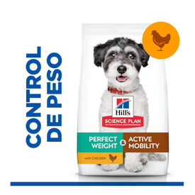 Hill's Science Plan Perfect Weight y Active Mobility Small y Mini Pollo pienso para perros