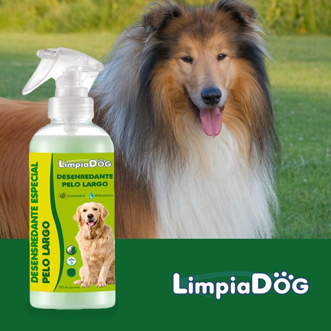 Limpiadog Spray Natural Desenredante 500ML, Suavizante y Acondicionador para Perros y Gatos - Ayuda a Eliminar los Nudos - Adecuado para Todo Tipo de Pelaje y Todo Tipo de Razas, , large Imagen numero 2