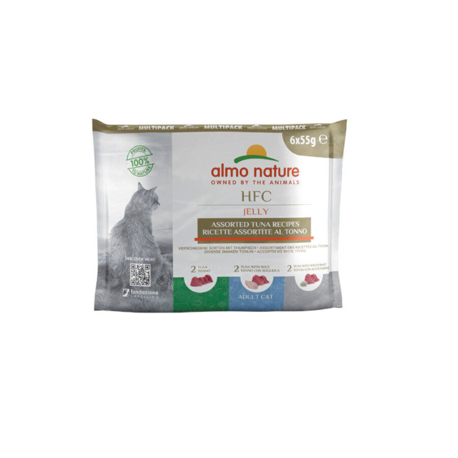 Almo Nature HFC Natural Recetas Variadas de Atún en sobre para gatos