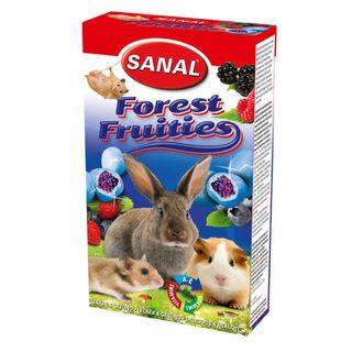 Sanal snack DROPS FOREST FRUITIES para ROEDORES 