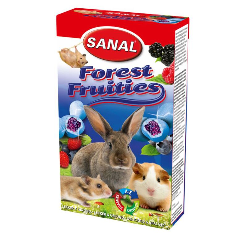 Sanal snack DROPS FOREST FRUITIES para ROEDORES