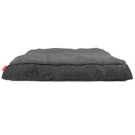 Gauty Cama Denim y pelo  Negro y gris para Perros y Gatos  
