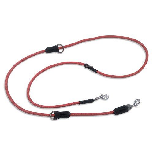 Correa con tres posiciones para perros color Rojo, , large Imagen numero 1