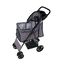 Cochecito Tartán Azul Plegable para Mascotas con Cubierta lluvia Carrito Perros Gatos, , large indicador imagen numero 1