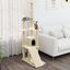 VidaXL Árbol Rascador Con Casa Color Crema para gatos, , large indicador imagen numero 2