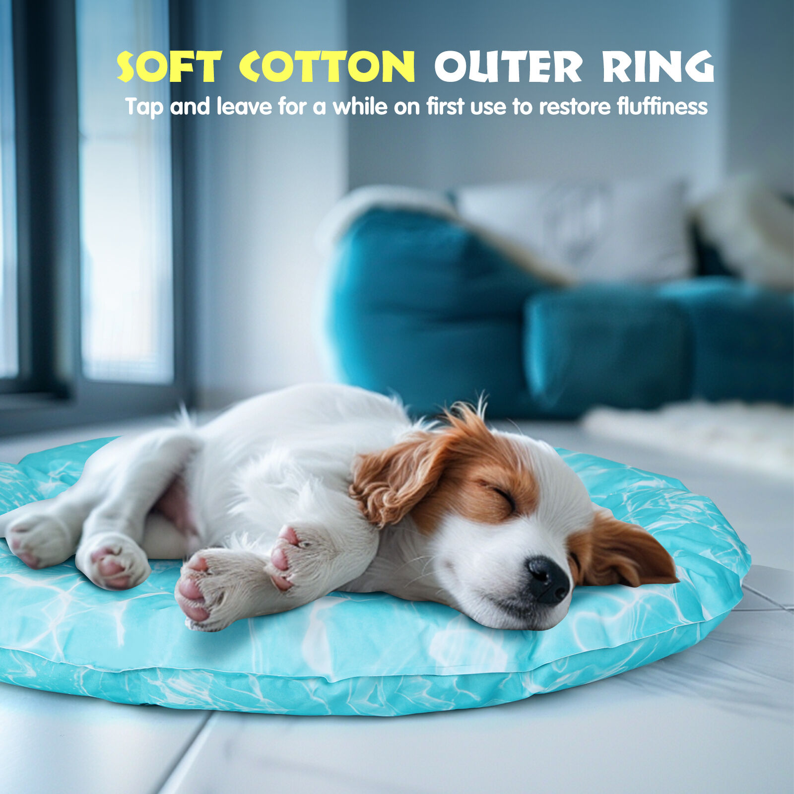 Nobleza Alfombra Refrescante para Perros, Cama Perro Fria, Manta Refrescante para Mascotas Peque&ntilde;os y Medianos, Gatos en Verano, Auto Refrigerante, No t&oacute;xico,, , large Imagen numero 5