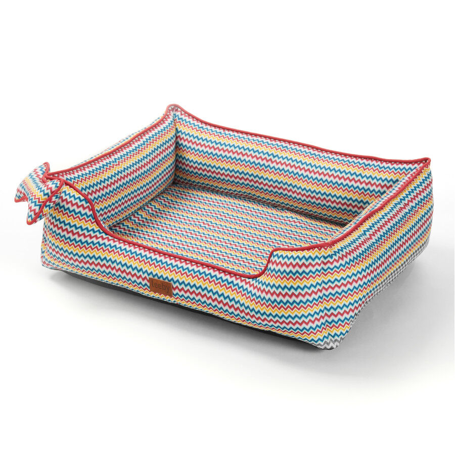 Leeby cama viscoel&aacute;stica colorida para perros, , large Imagen numero 3