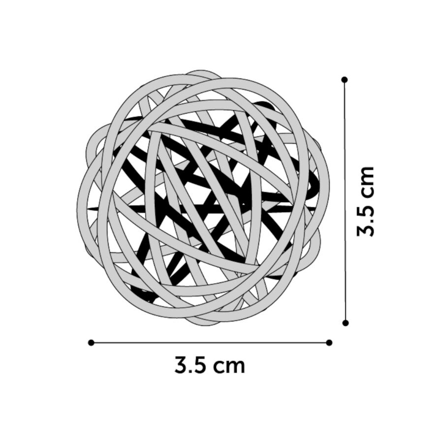 Flamingo Wicki Trío de Pelotas Juguete para roedores thumbnail