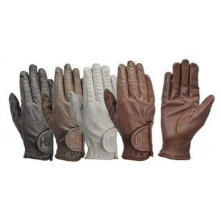 Guantes infantiles de montar en piel color Marrón