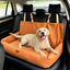 Nobleza Asiento de Coche para Perros Medianos y Grandes, Protector de Asiento L92*W52cm con Cintur&oacute;n de Seguridad, Cama de Viaje para Mascotas Impermeable y Antideslizante, Universal para SUV y Camiones, Naranja, , large indicador imagen numero 2