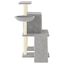 vidaXL Rascador para gatos con postes de sisal gris claro 96,5 cm, , large indicador imagen numero 3