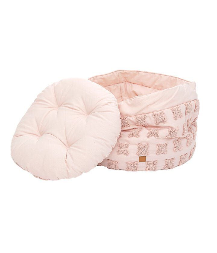 Pet and Co Cesta Feudal Flores Rosa Louis - Perros, , large Imagen numero 2