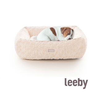 Leeby Cuna Súper Suave con Cojín Desenfundable para cachorros