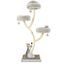COSTWAY Árbol para Gatos Altura 178 cm, Torre para Gatos con Marco de Soporte de Metal, Tablero Rascadores de Sisal, 3 Plataformas, Bolas Colgantes, Juguete de Gatos de 4 Niveles (gris), , large indicador imagen numero 1