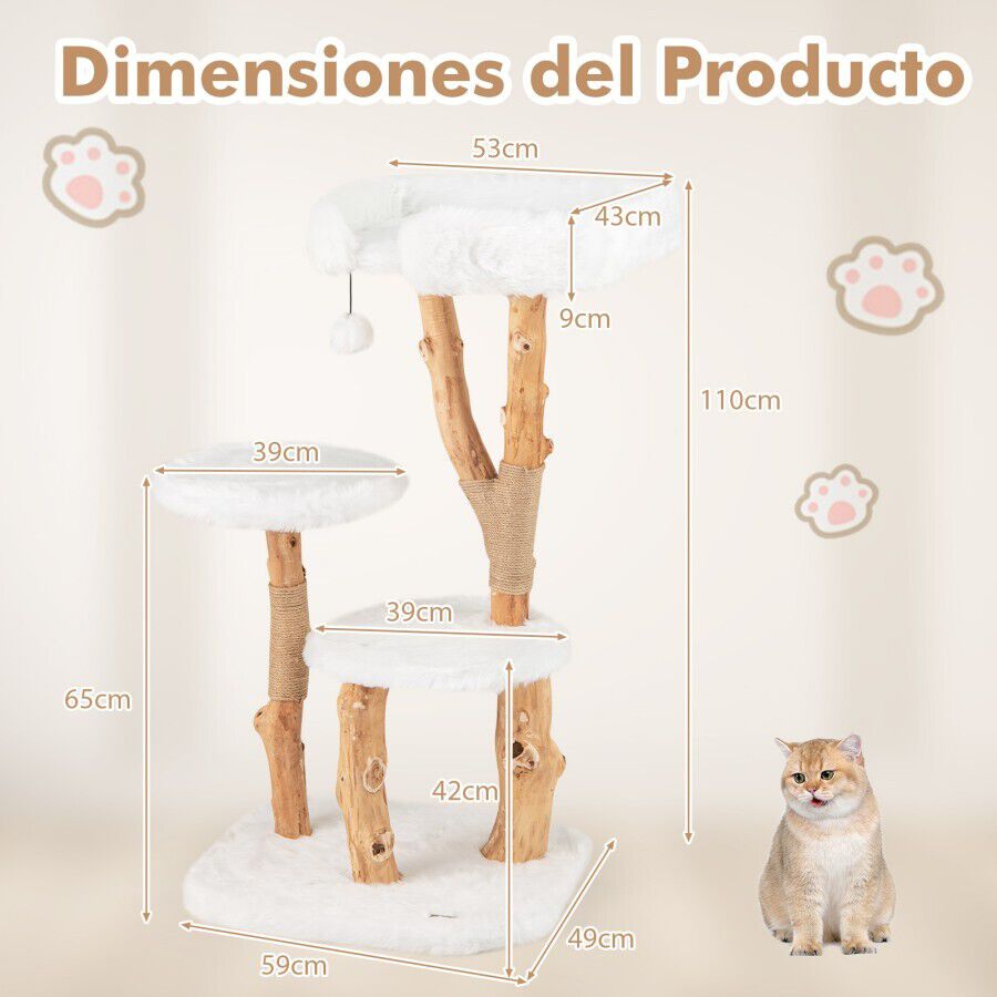 Costway Árbol Rascador para Gatos thumbnail