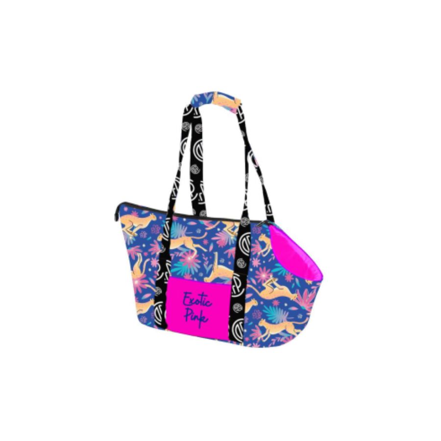 Bolso para Perro y Gato CAZO Exotic Pink Blue, , large Imagen numero 1