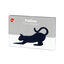 Balvi Aguantapuertas Feline Color negro El pequeño felino que hace su función Plástico 7,5x14x2,5 cm, , large indicador imagen numero 2