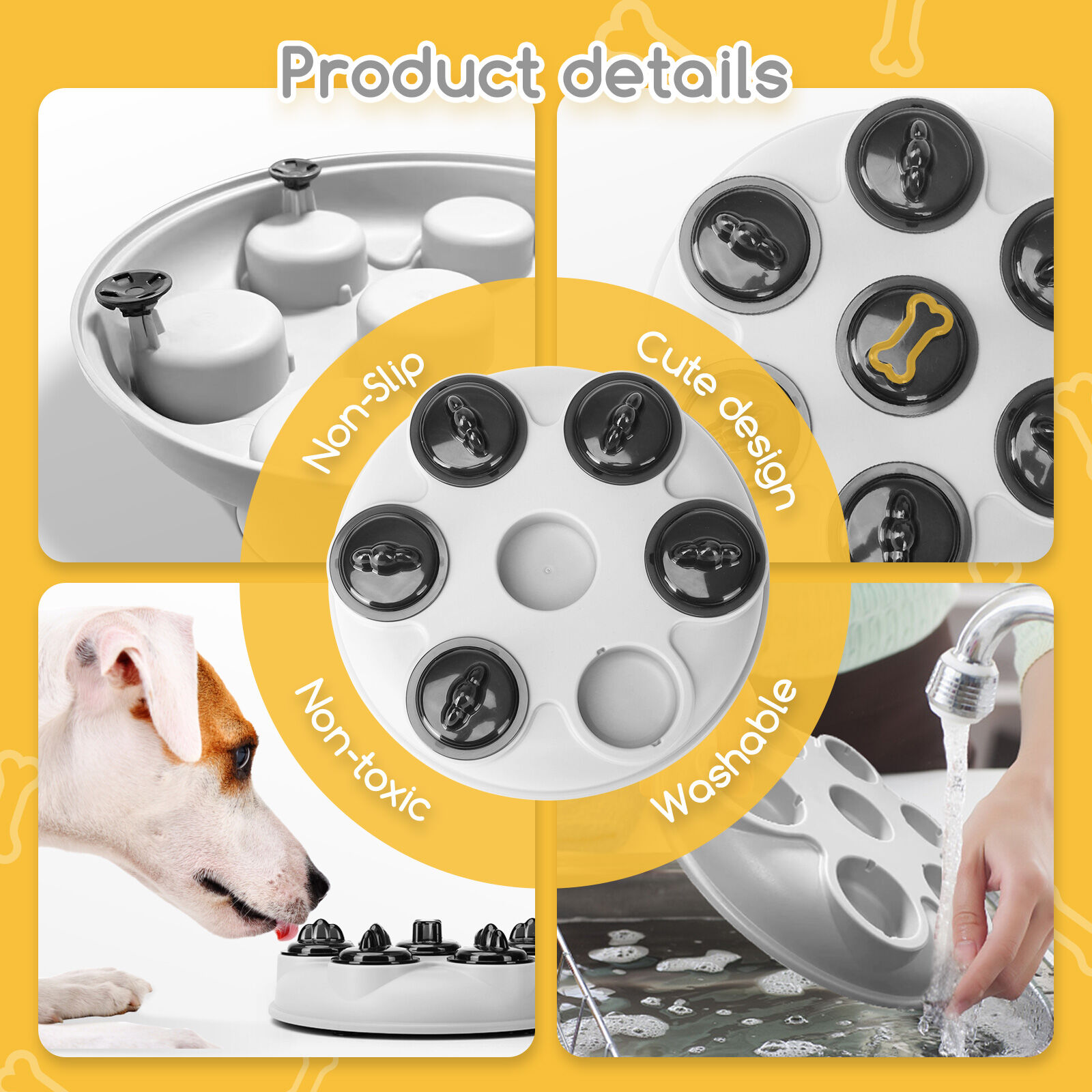 Nobleza Juguetes Interactivos para Perros Peque&ntilde;os Dispensador interactivo de Recompensas Rompecabezas para Perros, , large Imagen numero 4