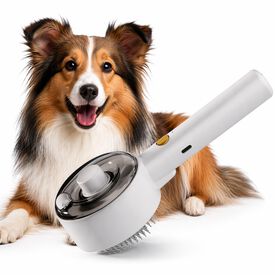Cepillo de aseo para mascotas con funci&oacute;n de pulverizaci&oacute;n FreshPaw