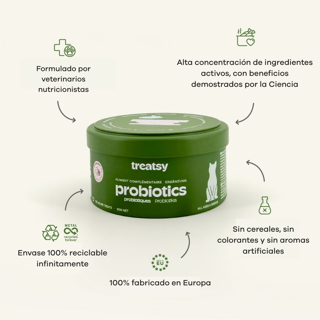 Treatsy Complemento Alimenticio &ndash; Probi&oacute;ticos para Gatos, , large Imagen numero 3