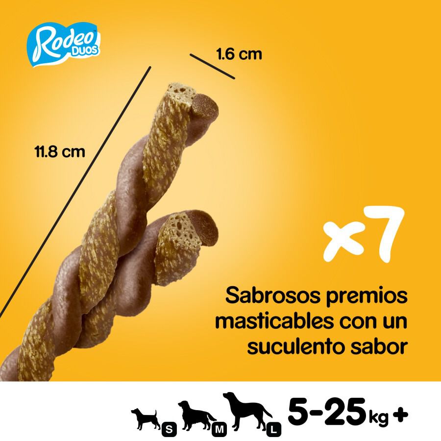 Pedigree Rodeo Duos Snack Pollo y Bacon para Perros thumbnail