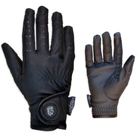 Guarnicioneria Los Nietos Guantes De Equitación Serino  Color Negro Equipamiento Para El Caballo 