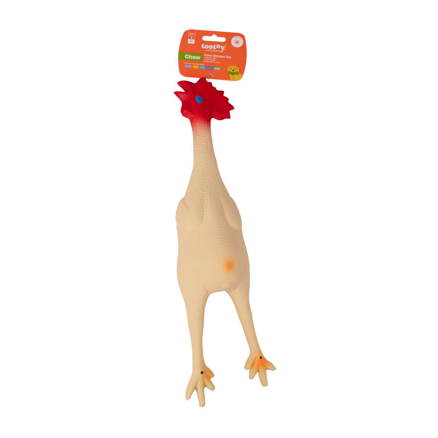 Tootoy! Juguete Pollo Mordedor con Sonido para perros, , large Imagen numero 9