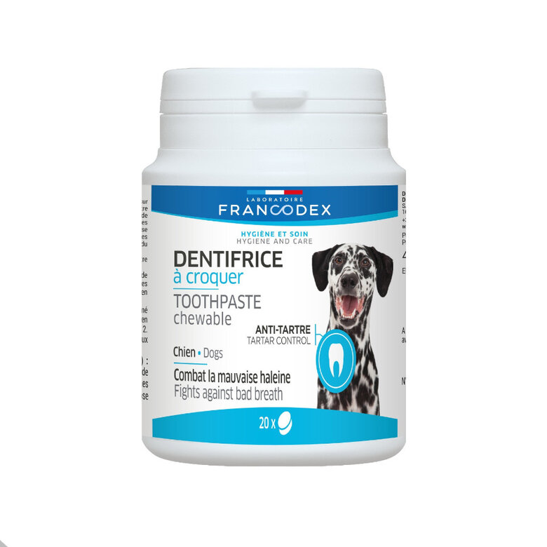 Francodex dentífrico en pastillas para perros, , large image number null