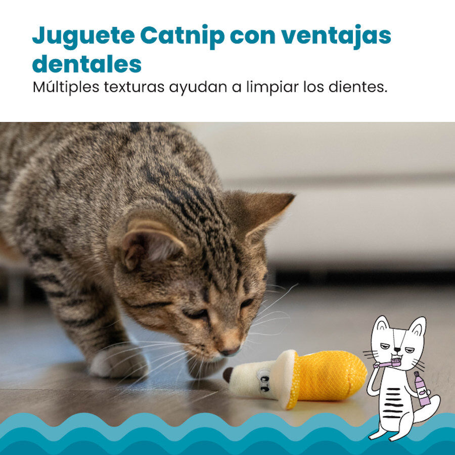 Catstages Dental Peluche Banana para gatos, , large Imagen numero 2
