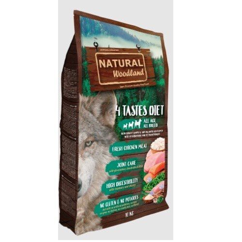 Natural woodland 4 tastes diet pienso pollo y salm&oacute;n para perros, , large Imagen numero 2