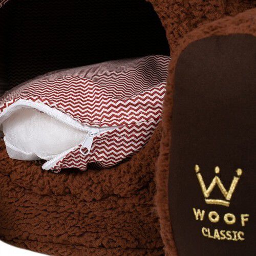 Cama de oso Woof para perros color Marr&oacute;n, , large Imagen numero 3