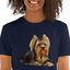 Mascochula camiseta mujer personalizada con tu mascota azul marino, , large indicador imagen numero 1