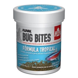 Alimento Fluval Bug Bites en micro gránulos para peces