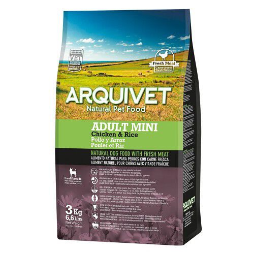 Pienso Adult Mini Arquivet para perros sabor Arroz y Pollo, , large Imagen numero 1