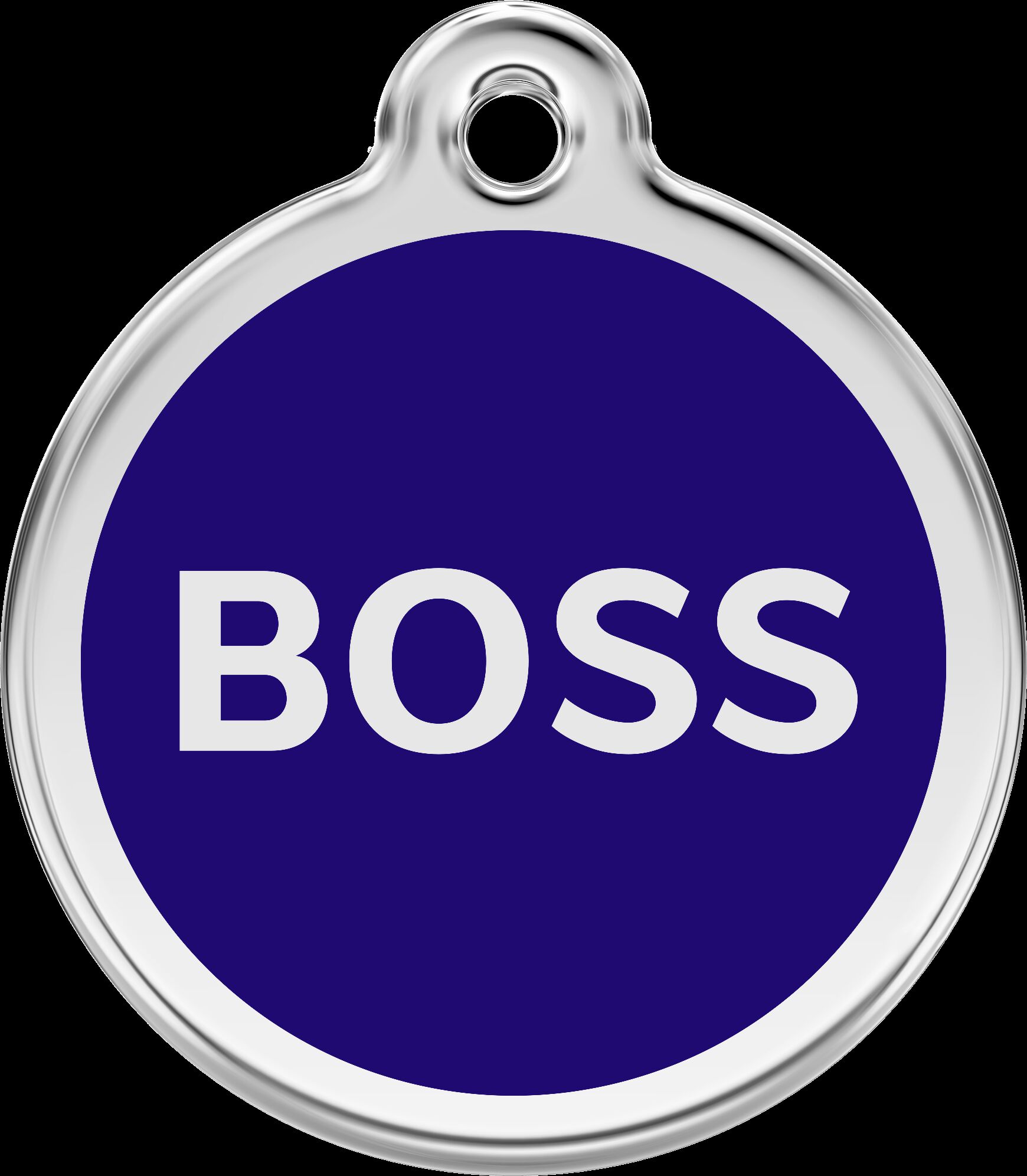 Red Dingo Placa identificativa Acero Inoxidable Azul para perros y gatos thumbnail