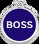Placa identificativa Acero Inoxidable Boss Azul para perros, , large indicador imagen numero 4