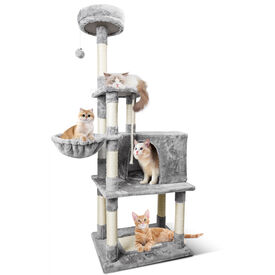 Nobleza Árbol Rascador Gris para gatos